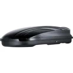 VEVOR Rooftop Cargo Carrier, 11 Cubic Feet Roof Cargo Box, ABS Hard Shell Roof Box, with Dual-Sided Opening and 2 Reinforced Straps, Aerodynamic, Suitable for most Crossbar, for Car, Wagon, SUV, Black