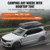 VEVOR Rooftop Tent Hard Shell, Naturnest Rooftop Tent Hardshell for 2-3 Person, Hard Shell Roof Top Tent with Telescopic Ladder Thick Mattress, Waterproof Windproof for Jeep SUV Van Pickup Truck