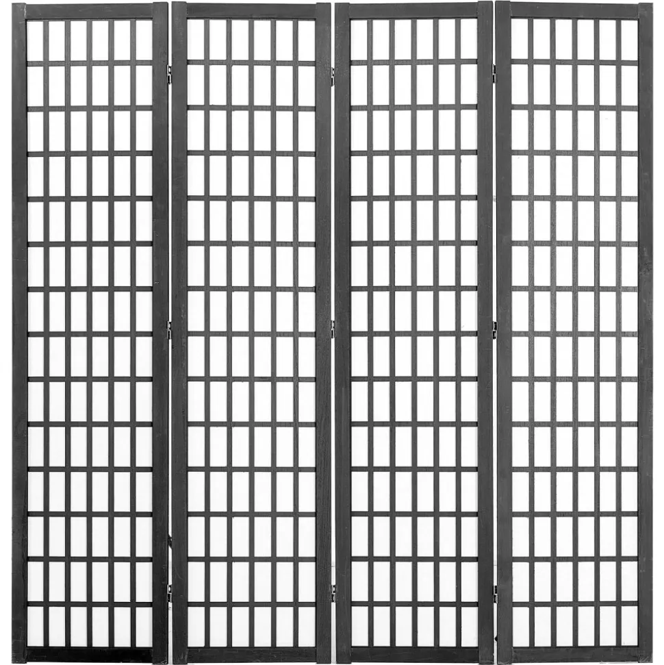VEVOR Room Divider, 4 Panel Japanese Room Divider, Wood Folding Privacy Screen Indoor, Japanese Partition Dividers Portable Decoration Screens, for Room Separation Home Office Restaurant & Bedroom