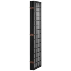 VEVOR Room Divider, 6 Panel Japanese Room Divider, Folding Privacy Screen Indoor, Portable Partition Dividers and Decoration Screens, for Room Separation, Home, Office, Restaurant & Bedroom (Black)