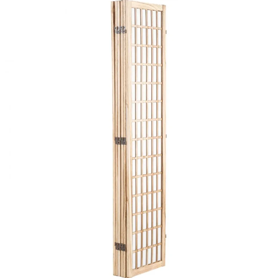 VEVOR Room Divider, 6 Panel Japanese Room Divider, Wood Folding Privacy Screen Indoor, Japanese Partition Dividers Portable Decoration Screens, for Room Separation Home Office Restaurant & Bedroom
