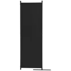 VEVOR Room Divider, 4 Panel Room Dividers and Folding Privacy Screens, Fabric Partition Room Dividers for Office, Bedroom, Dining Room, Study, Freestanding, Black