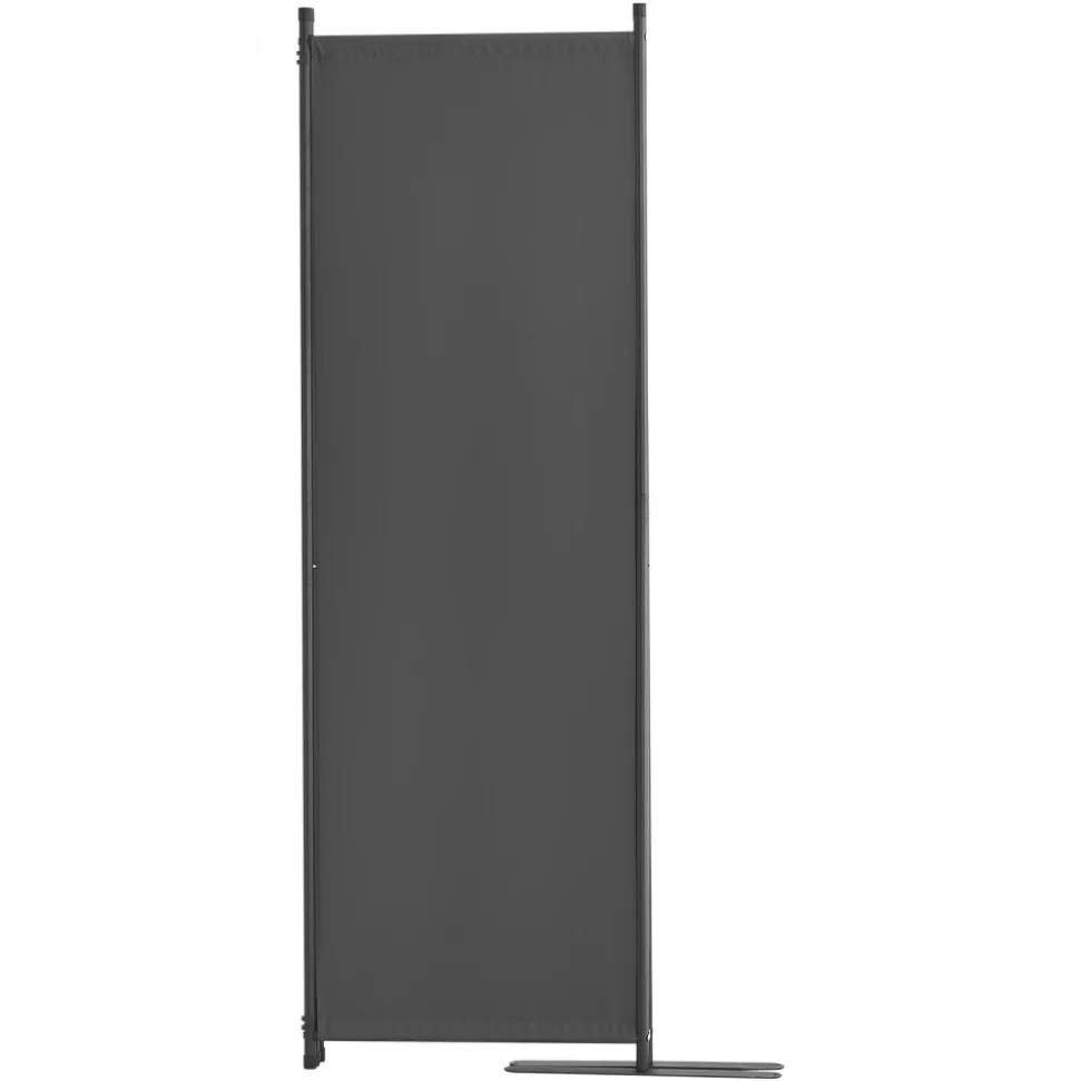 VEVOR Room Divider, 4 Panel Room Dividers and Folding Privacy Screens, Fabric Partition Room Dividers for Office, Bedroom, Dining Room, Study, Freestanding, Light Gray