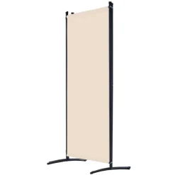 VEVOR Room Divider, 4 Panel Room Divider, Folding Privacy Screen and Portable Partition Divider for Room Separation, Freestanding Room Partitions for Office, Bedroom, Study, Beige