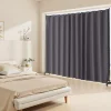 VEVOR Room Divider, Portable Panel Room Divider with Wheels Curtain Divider Stand, Freestanding Room Divider Privacy Screen for Office, Bedroom, Dining Room, Study, Gray