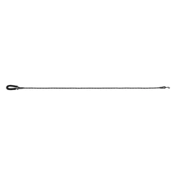 VEVOR Rope Dog Leash, 6ft Heavy Duty Dog Leash with Comfortable Padded Handle, Strong Nylon Thick Leash with Reflective Threads, Dog walking and Training Leash, for Medium Large Dogs (1/2 in, Black)