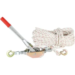 VEVOR Rope Puller, 3/4 Ton (1,653 lbs) Pulling Capacity, with 100' of 0.6