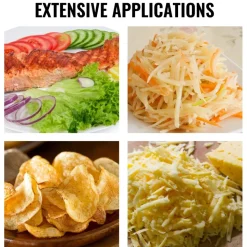 VEVOR Rotary Cheese Grater, Zinc Alloy Rotary Vegetable Mandoline, Manual Cheese Mandoline with 5 Stainless Steel Cutting Cones, Manual Vegetable Grater with 2.5L Bowl, Rotary Shredder with Suction Ba