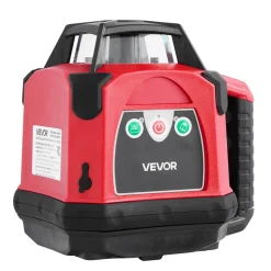 VEVOR Rotary Laser Level Kit, 2000ft 360-Degree Self Leveling Green Horizontal Laser Transit,with Tripod,Receiver,Remote Control, Scale, Toolcase, IP66 Rating Waterproof, 0.80in/100ft for Construction