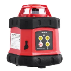 VEVOR Rotary Laser Level Kit, 984ft 360-Degree Self Leveling Red Horizontal Laser Transit,with Tripod,Receiver,Remote Control, Scale, Toolcase, IP54 Waterproof, 0.12in/100ft Precision for Construction
