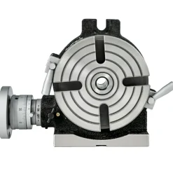 VEVOR Rotary Table 6inch(150mm) Horizontal Vertical Milling Table 2/5inch(10mm) 4-Slot Milling Rotary Table MT-2 Rotary Table for Milling with Indexing Plate Set for Precision Milling Drilling