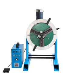 VEVOR Rotary Welding Positioner, 661 lbs Load Capacity, -45° to 90° Tilt Angle Welding Positioner Turntable Table, 0.2-2.5 RPM Speed Control, Electric and Foot Pedal, for Cutting, Grinding, Assembly