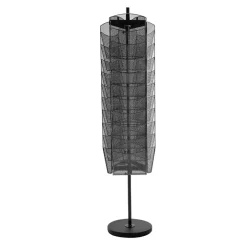 VEVOR Rotating Brochure Display Rack, 30 Pockets Mesh Magazine Literature Display Stand, Portable Floor Standing Magazine Rack, Metal Newspaper Catalog Holders for Shop Exhibitions Office Trade Show