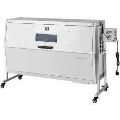 VEVOR Rotisserie Grill, 38W BBQ Outdoor Pig & Lamb Spit Roaster, Charcoal Spit Roaster with 132 LBS Capacity, Wheels & 4-Level Height, Stainless Steel Rotisserie Grill Kit for Camping Outdoor Parties