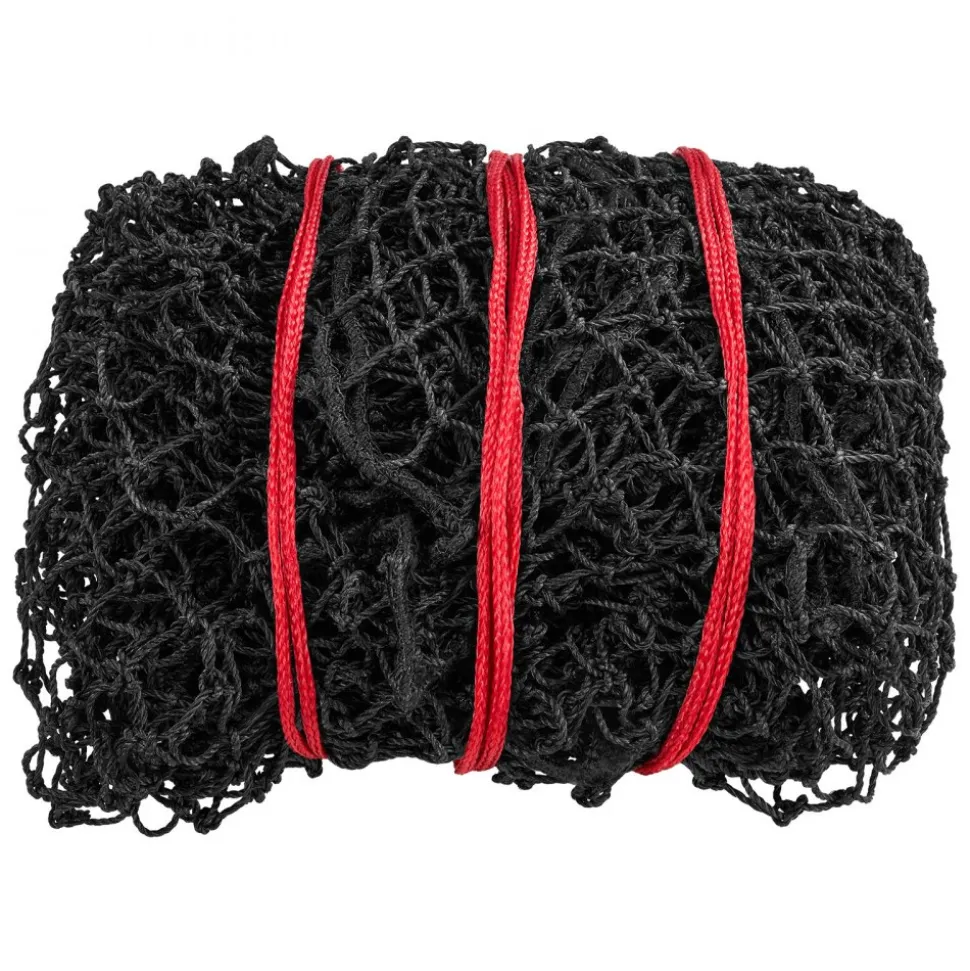 VEVOR Round Bale Hay Net, 4.92 x 4.92 x 4.92 ft, 1.75 inch Holes, PE Material, Reinforced Knotted Design, with Zip Ties, Needle Shuttle, and Repair Twine, Slow Feeder Round Bale Net for Horses
