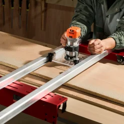 VEVOR Router Sled, 60 inches, Portable and Adjustable Slab Flattening Jig DIY Woodworking Router Sled for Flattening Slabs for Wood Flattening, Home DIY