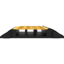 VEVOR Rubber Cable Guard, 3-Channel, 2 x 2.3 in - Durable Cord Protection Ramp for Driveways, 6600 lbs Capacity