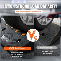 VEVOR Rubber Curb Ramp 2 Pack, 5