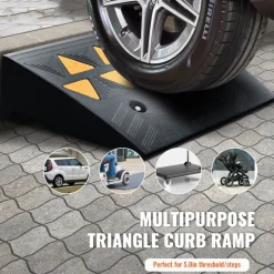 VEVOR Rubber Curb Ramp 2 Pack, 5