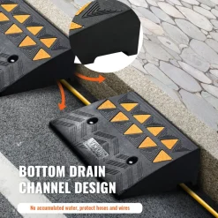 VEVOR Rubber Curb Ramp 2 Pack, 5