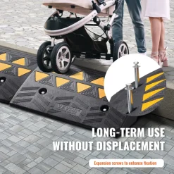 VEVOR Rubber Curb Ramp 2 Pack, 5