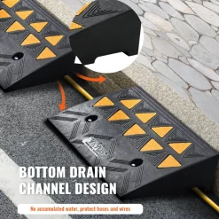 VEVOR Rubber Curb Ramp 2 Pack, 4.3