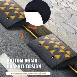 VEVOR Rubber Curb Ramp 2 Pack, 6