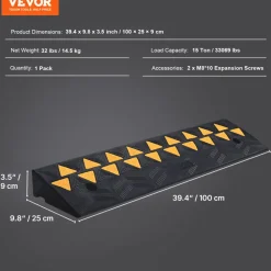 VEVOR Rubber Curb Ramp 3.7