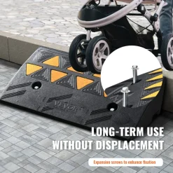 VEVOR Rubber Curb Ramp 4.25