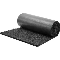VEVOR Rubber Mulch Mat Roll, 2 Rolls 96 x 24 in Recycled Rubber Mulch Mat, 0.5 Thick Cuttable, Reduced Weed Growth, Natural-Looking Weed Barrier Mat, Permanent Walkway Pathway for Landscaping