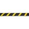 VEVOR 72'' Rubber Speed Bump, Dual Channel, Supports up to 22000 lbs, Durable Traffic Speed Hump with Bright Yellow Reflective Strip, Includes 4 Expansion Screws & Drill for Asphalt, Concrete, Grav