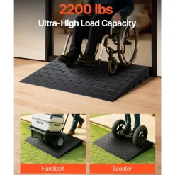 VEVOR Rubber Threshold Ramp, 4