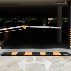 VEVOR Rubber Traffic Calming Device, Single Unit with Dual Channels, 72