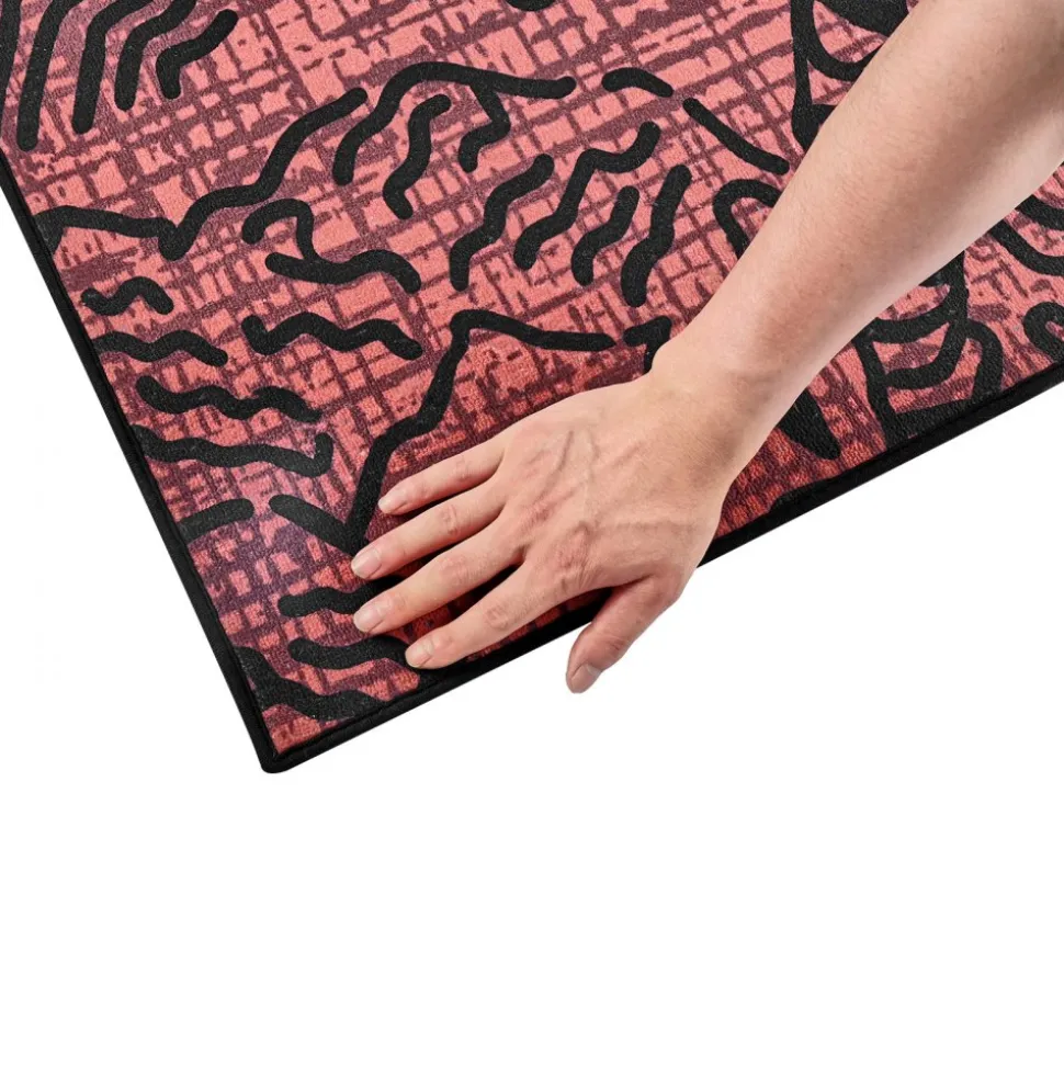 VEVOR Rug Gripper, 12 PCS, Strong Adhesive and Residue-Free, Double Sided Non-Slip Carpet Stickers for Area Rugs, Keep Corners from Curling and Bunching, for Holding Rugs in Place on Hardwood Floors