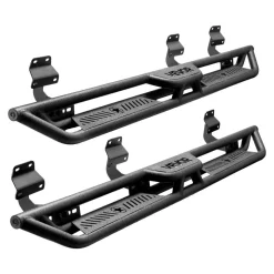 VEVOR Running Boards, 6 Inches Side Steps Compatible with 2015-2025 Ford F150 SuperCrew Cab, 2017-2025 Ford F150 SuperCrew Cab, Black Carbon Steel Nerf Bars, 550 lbs Load Capacity, Non-Slip Surface
