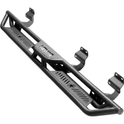VEVOR Running Boards, 6 Inches Side Steps Compatible with 2015-2025 Ford F150 SuperCrew Cab, 2017-2025 Ford F150 SuperCrew Cab, Black Carbon Steel Nerf Bars, 550 lbs Load Capacity, Non-Slip Surface