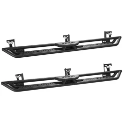 VEVOR Running Boards, 6 Inches Side Steps Compatible with 2009-2018 Dodge Ram 1500 Crew Cab, 2010-2025 Dodge Ram 2500 3500 Crew Cab(Not Fit 2019-2025 Ram 1500 New Body), Wide Non-Slip Black Carbon Steel Nerf Bars, 550 lbs Load Capacity