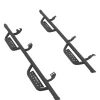 VEVOR Running Boards, 6 Inches Side Steps Compatible with 2005-2023 Toyota Tacoma Double Cab, Black Carbon Steel Nerf Bars, 550 lbs Load Capacity, Wide Non-Slip Hollow Surface with Rustproof Coating