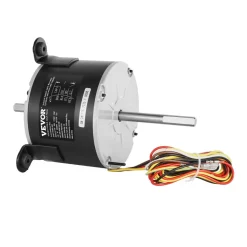 VEVOR 3108706.916 RV AC Fan Motor Compatible with Dometic Brisk Air I Model - Single Phase, 1/5HP AC115V 2.6A 1650 RPM (3 Speeds)