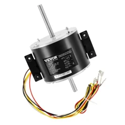 VEVOR 3315332.005 RV AC Fan Motor Replacement Genteq F48AF70A61, Dometic Brisk Air II Fan Motor, Compatible with Dometic Brisk Air II B57915 B59516 B59146 B59186 - 1/4HP AC115V 3A 1650RPM (3 Speeds)