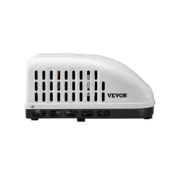 VEVOR RV Air Conditioner, 15000 BTU Non-Ducted Rooftop RV AC Unit, 65 dB Quiet Design, Including Air Distribution Box, Operation Panel and Installation Hardware, for Campers, Vans, Trailers, White