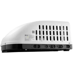VEVOR RV Air Conditioner, 15000 BTU RV AC Unit, 120V Non-Ducted Rooftop Air Conditioner with Cooling and Heating, Four-Way Airflow, PTC Heating Module, Easy Install Quiet AC with Control Panel, White
