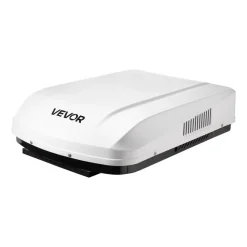 VEVOR RV Air Conditioner, 15000 BTU RV AC Unit, 120V Ducted or Non-Ducted Rooftop Air Conditioner with High-Performance Compressor Motor, Easy Install Quiet Cooling AC with Standard Vent Size, White