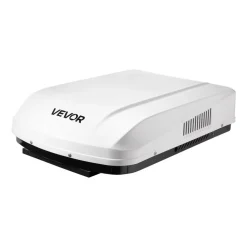 VEVOR RV Air Conditioner, 15000 BTU RV AC Unit, 120V Non-Ducted Rooftop Air Conditioner with Heat Pump and Cooling, Variable Speed Easy Install Quiet AC with ADB Button Control & Remote Control, White