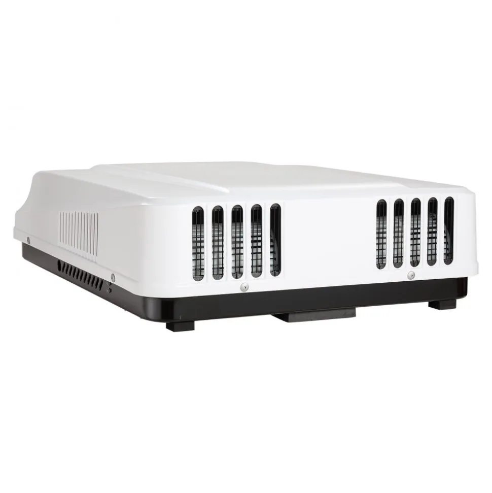 VEVOR RV Air Conditioner, 15000 BTU RV AC Unit, 120V Non-Ducted Rooftop Air Conditioner with Heat Pump and Cooling, Variable Speed Easy Install Quiet AC with ADB Button Control & Remote Control, White