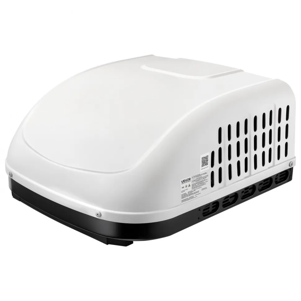 VEVOR RV Air Conditioner, 13500 BTU RV AC Unit, 120V Ducted or Non-Ducted Rooftop Air Conditioner with High-Performance Compressor Motor, Easy Install Quiet Cooling AC with Standard Vent Size, White