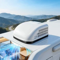 VEVOR RV Air Conditioner, 13500 BTU RV AC Unit, 120V Ducted or Non-Ducted Rooftop Air Conditioner with High-Performance Compressor Motor, Easy Install Quiet Cooling AC with Standard Vent Size, White