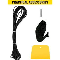 VEVOR RV Awning 16' Camper Awning Fabric, Trailer Awning Canopy Patio Camping Car Awning, Durable 15oz Vinyl Roller Tube for RV, Van, SUV, Patio Awning Replacement Ocean Blue Fade