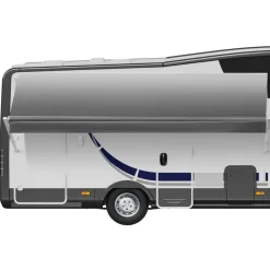 VEVOR RV Awning Fabric Replacement, 18' (Fabric 17'2