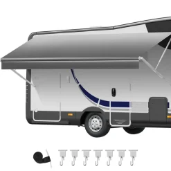 VEVOR RV Awning Fabric Replacement, 16' (Fabric 15'2